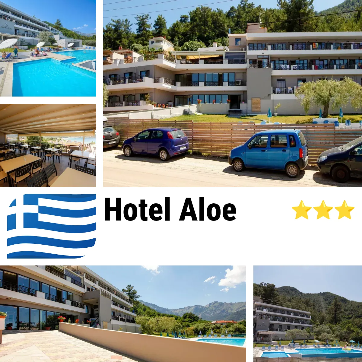 Hotel Aloe (3*) - Skala Potamia - Thassos - CK edok