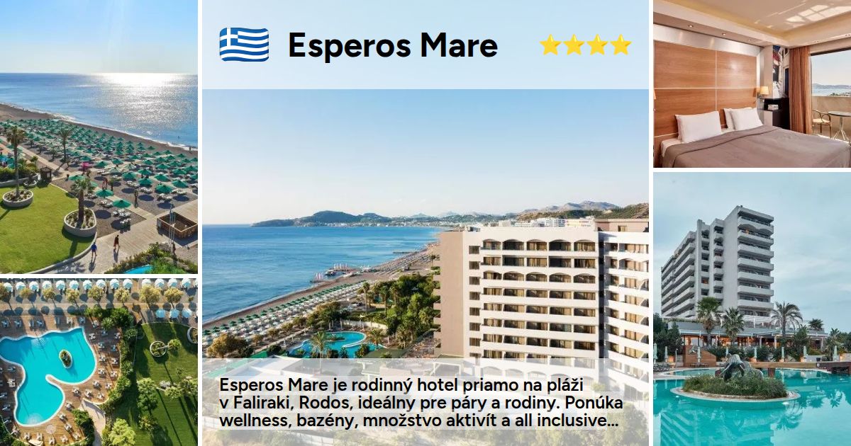 esperos mare faliraki rhodos griechenland
