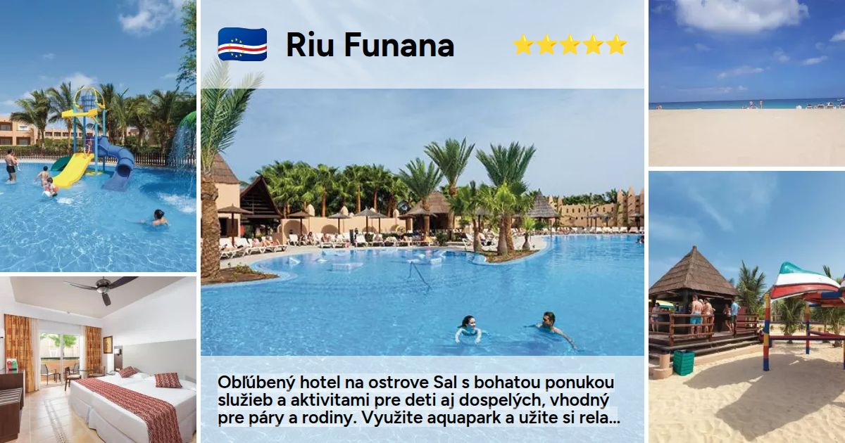 Riu Funana (5* Hotel) - Sal - Kapverdské ostrovy - CV