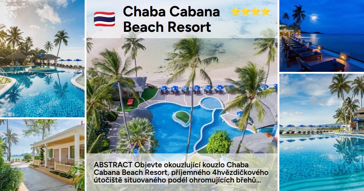 hotel chaba cabana beach resort koh samui
