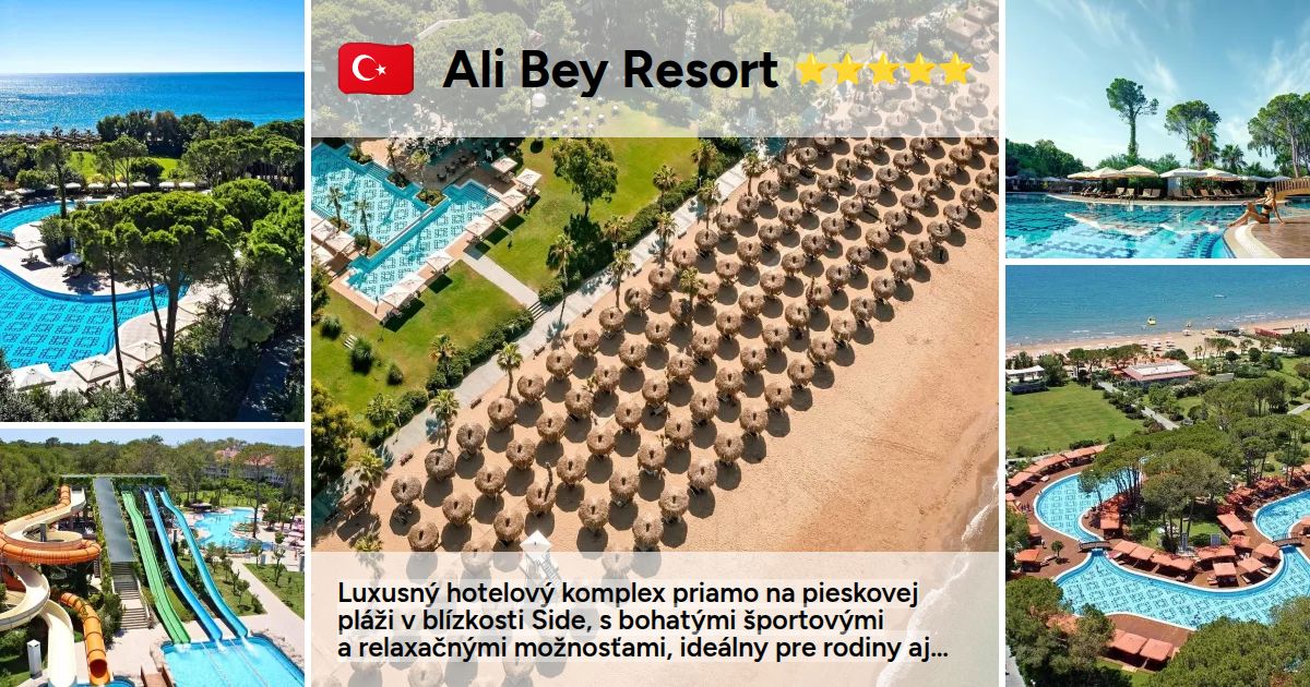 Ali Bey Resort (5* Hotel) - Sorgun - Side - TR
